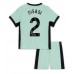 Chelsea Axel Disasi #2 Dětské Oblečení 3rd Dres 2023-24 Krátkým Rukávem (+ trenýrky)